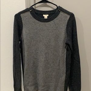Jcrew XS wool two-toned gray sweater